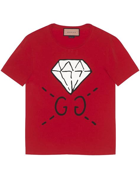 red gucci ghost t shirt|Gucci ghost collab for sale.